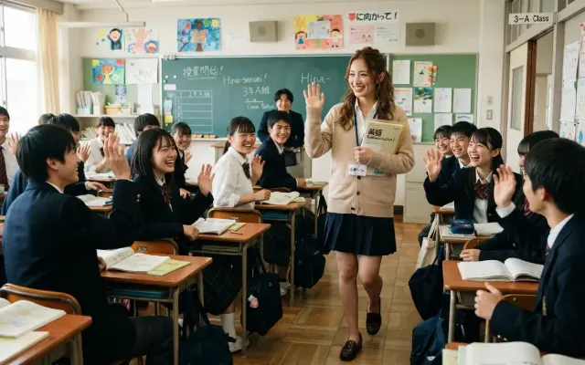 【画像】新しく来た22歳の教育実習生、クラス全員がガチ恋するレベルでアイドル級なんだがwww
