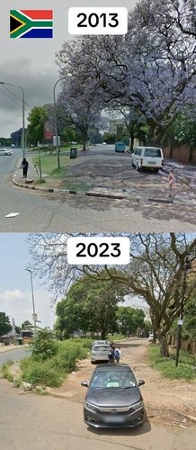 【画像】海外の道路、インフラ維持できずボロボロになってしまう