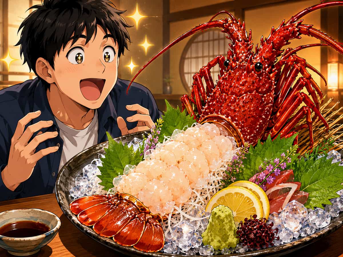 伊勢海老の刺身食ったんだけどさ