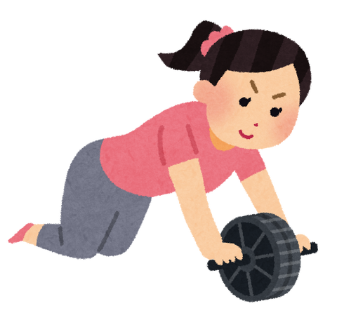 腹筋ローラーは、まさに拷問みたいやねｗｗ