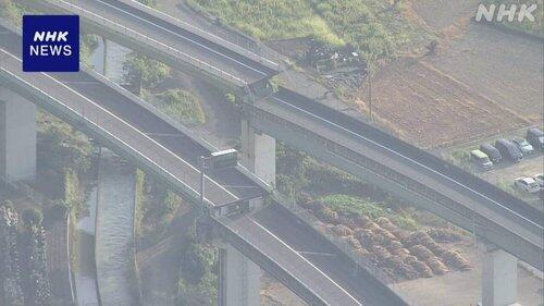 【画像】運転中に震度7が来るとこうなる…