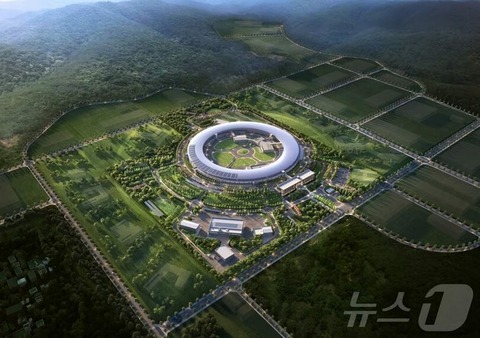 【韓国】 サッカー場75面分の敷地に「巨大な顕微鏡」…新型放射光加速器が着工