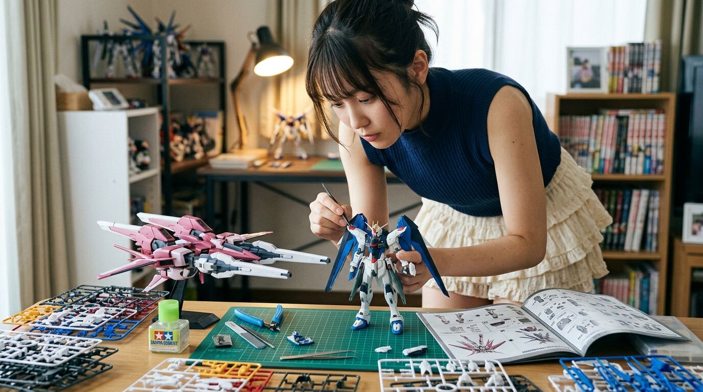 【画像】88,000円のガンダム、ガチでデカい