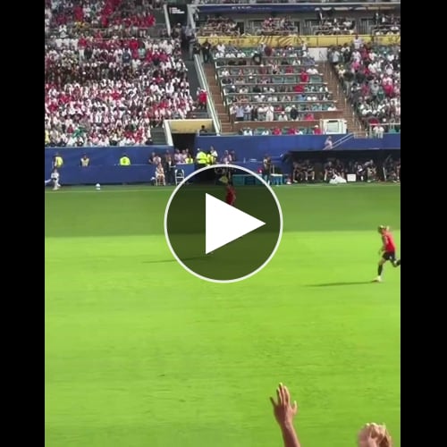 【動画】ボールが来ない事を悟ったハーランドさん