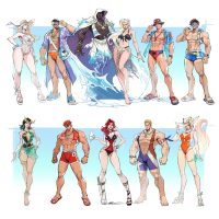 【画像】キャプテンアメリカ、水着スキンがエロすぎて終わるwww【MODでなく公式】