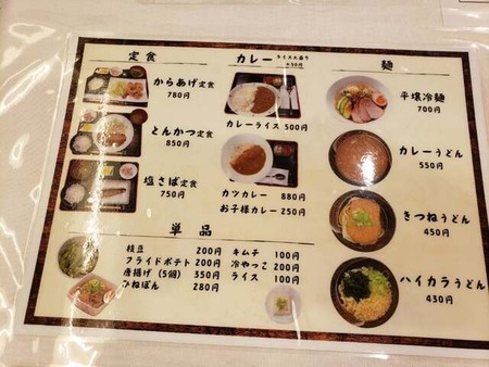 銭湯の低クオリティ飯www