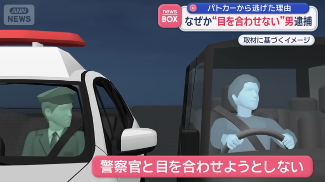 警察官「普通はパトカーが隣に来たら見るはず」 目を合わせないドライバーを追跡した結果→