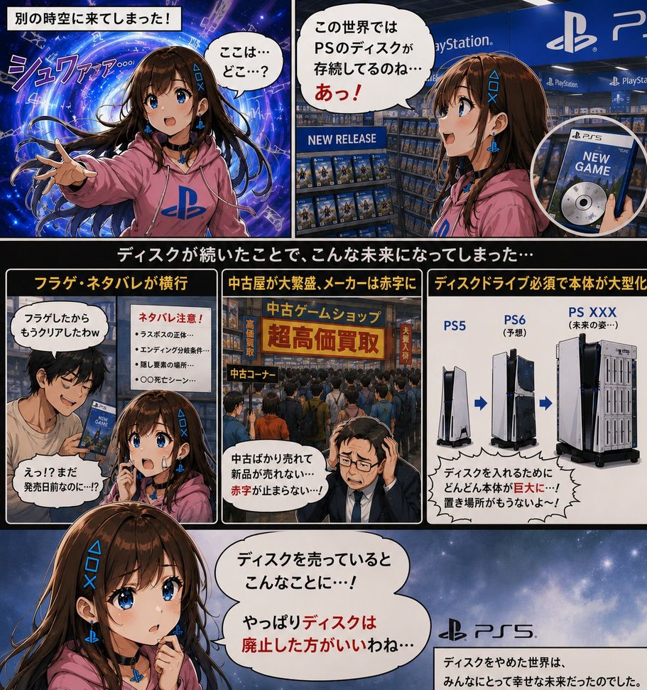 【解説】PSがパッケージ版を続けるとヤバイことになると判明・・・これでもディスクを続けろっていうの？