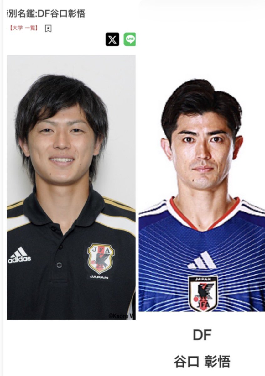 谷口彰悟選手の顔が若い頃と違いすぎて整形疑惑がでる（※画像あり）
