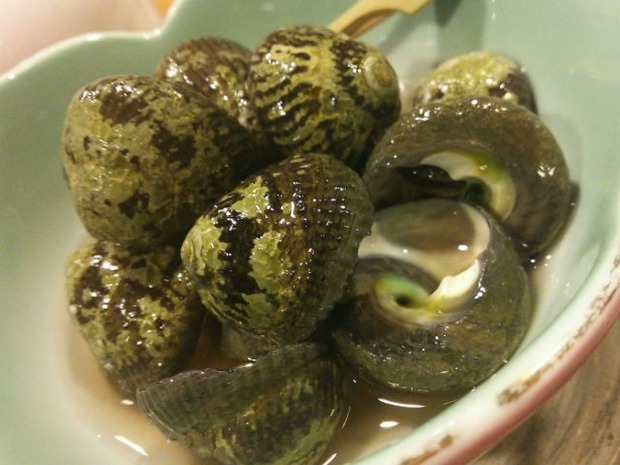 【悲報】九州人、謎の巻貝(？)を大量にホジホジして食べていた…www