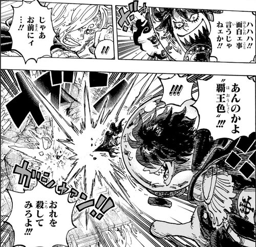【悲報】ワンピースさん、覇王色しか効かない設定でサンジも覚醒へ・・・・・・・・・