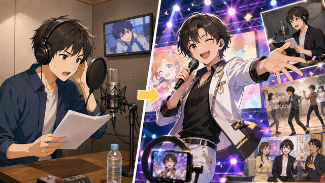 【声優の超人化】昔「演技力が必要です」→今「顔・歌・ダンス・トーク・ライブ対応力、ついでに演技力も必要です」