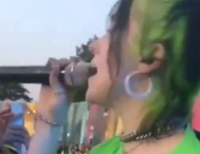 【動画】ビリー・アイリッシュさん、ライブ中に胸を触られてしまう！