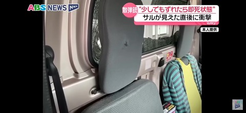 秋田の女性、軽トラを運転してたら散弾銃で撃たれて死にかける