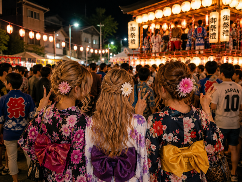 【衝撃】今年の祭り、ギャルだらけになるwww(※動画あり)