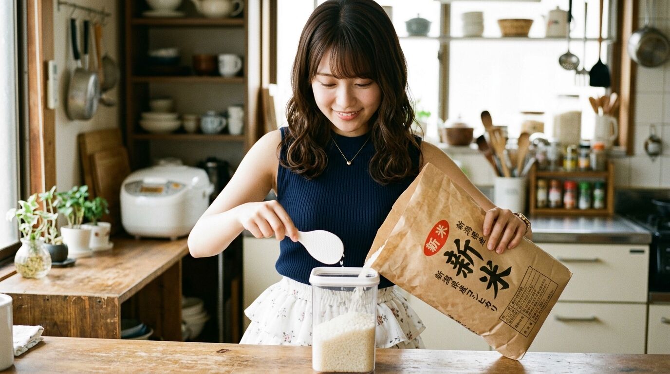 【画像】お前ら米はどうやって保管してる？ワイはAmazonでポチったこれやで✌