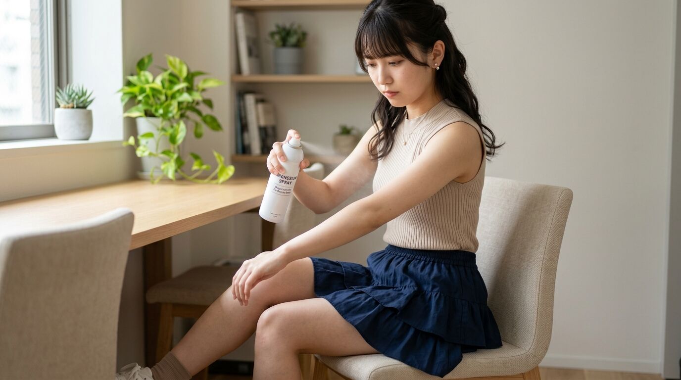 【塗ったり飲んだり】実際、「マグネシウム」ってええんか？ 睡眠の質改善や肩こりに良いらしいが‥‥※サプリは下痢する可能性