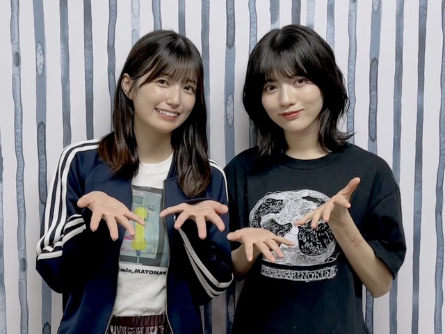 林瑠奈ちゃんが連れてきたお友達を隣で見てる五百城茉央ちゃんｗ【乃木坂46】