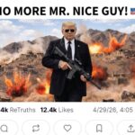 トランプ大統領『もう「いい人」はやめた』 爆撃される中東地域の写真も添えて