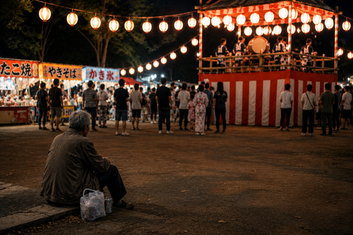 【衝撃】生活保護ワイ、近所の祭りに参戦した結果www