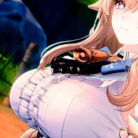 【画像】スケベオープンワールド新作ゲーム『アズールプロミリア』、透けブラ実装でエロすぎると話題に