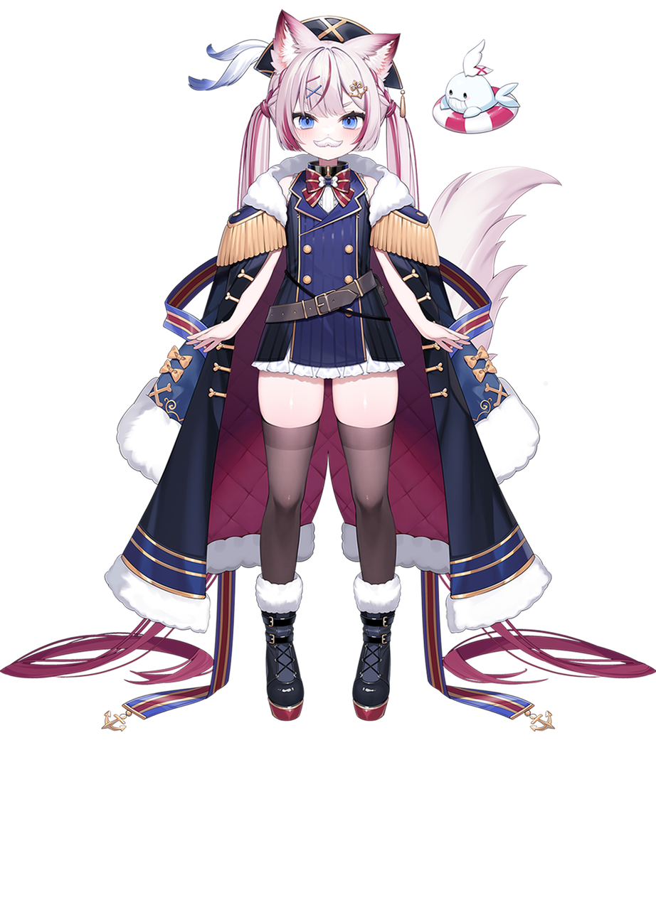 【画像】船長のvtuber、太ももが太すぎる