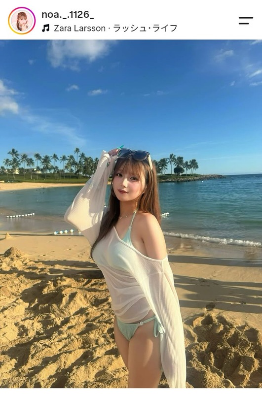 【画像】辻希美の18歳長女・希空のビキニ水着姿、胸がデカすぎる