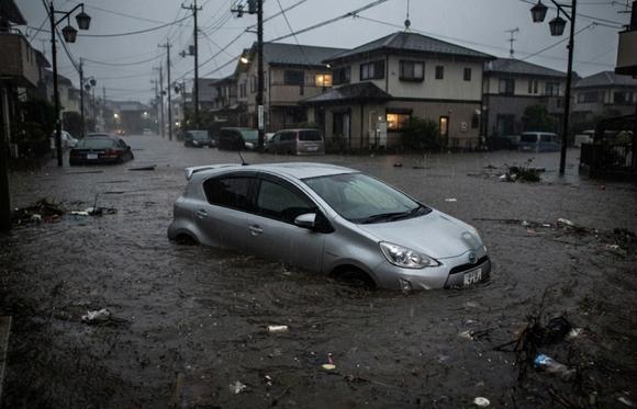 【悲報】水没したワイの車、保険対象外だと判明してしまう