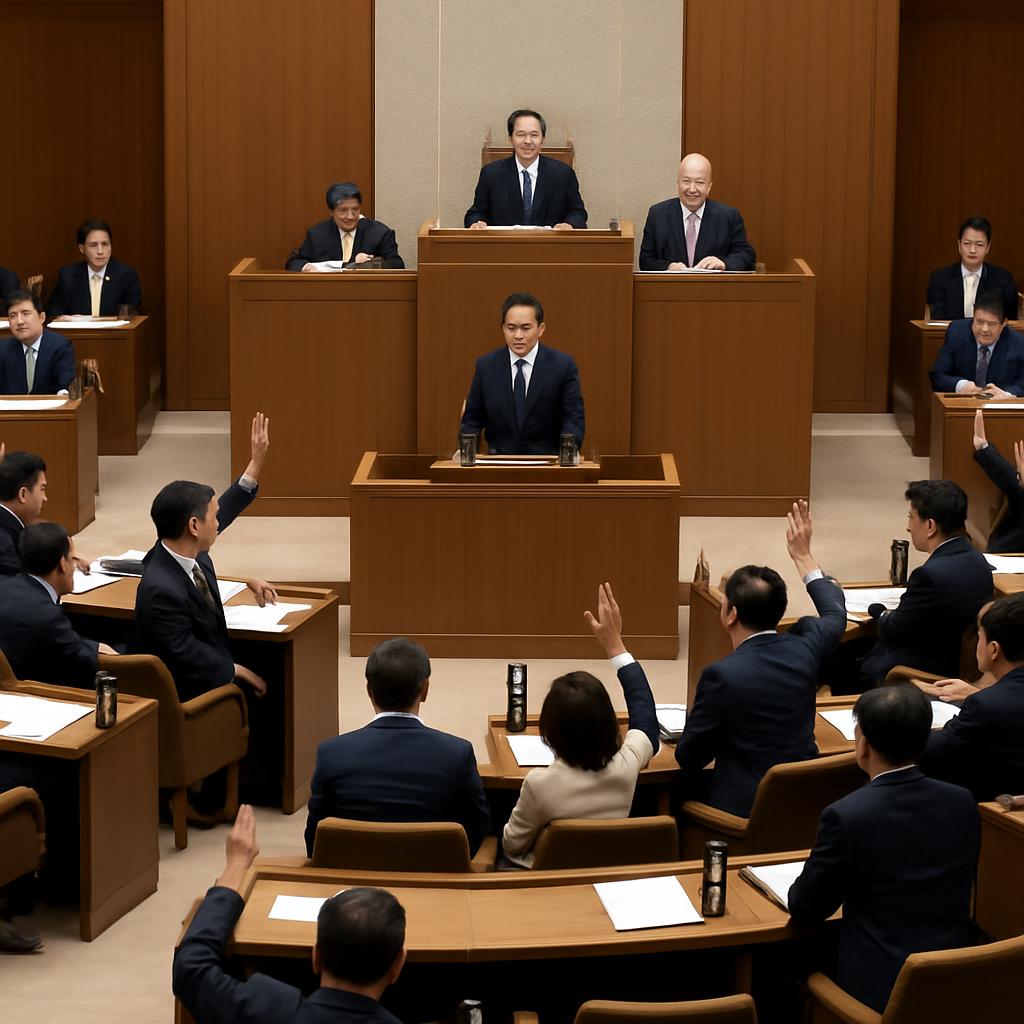 蔵内議長の辞職勧告決議案 採決が見送りに 自民党議員から採決中止求める動議出される   #福岡県議会