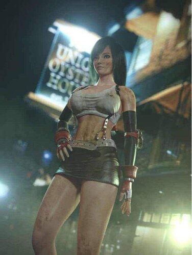 【画像あり】ＦＦ７のティファさん、最新のCG技術で超絶美人になるwww