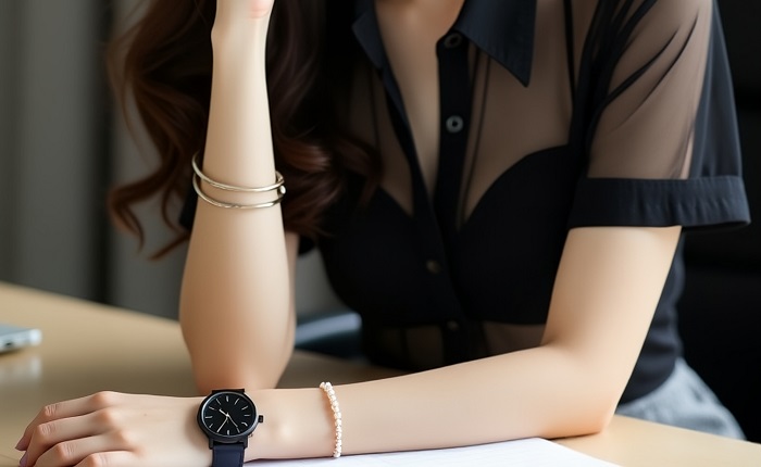 【画像】会社の女がお○ぱい強調しすぎなんだけどｗｗｗ