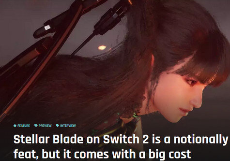 【悲報】海外メディア「Switch 2版の『Stellar Blade』は見苦しい状態になっています。ある種の珍品」