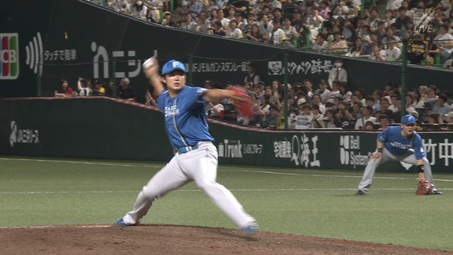 日ハム、8回に10点取られて捕手の進藤が登板www