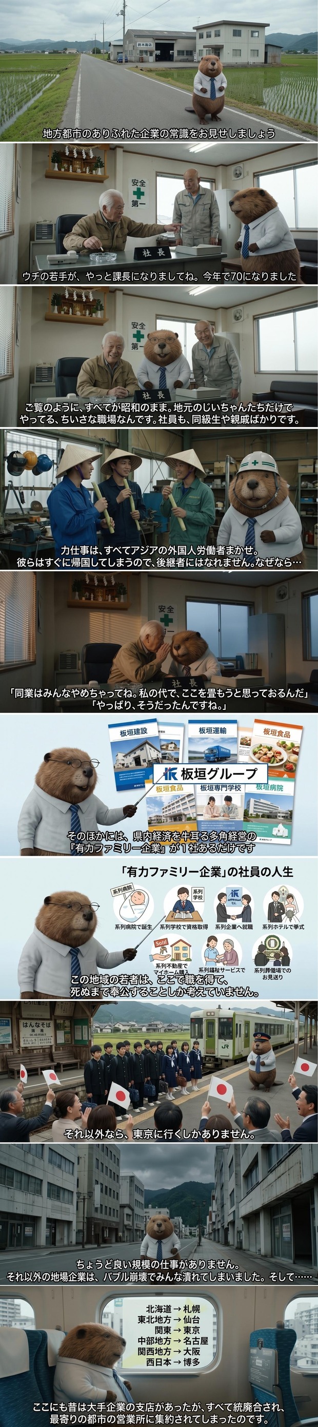 いまの地方都市の経済状況、こんな感じwww