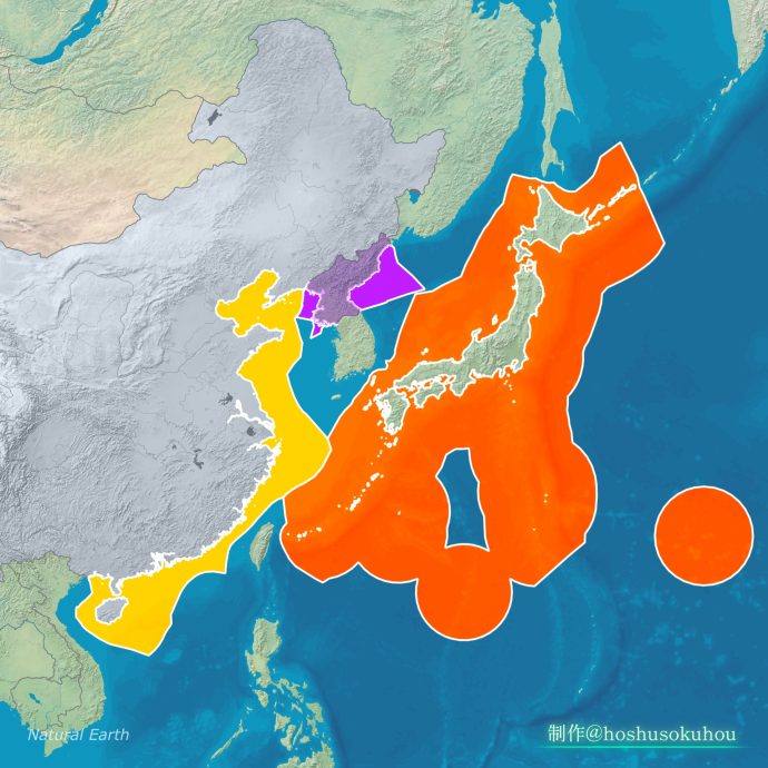 本当は小さい中国のEEZ