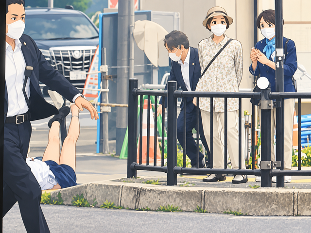 【衝撃】安倍晋三銃撃事件で警官とぶつかって転んだ通行人、奈良県と3900万円で示談　あの女子高生？