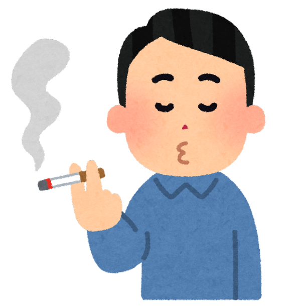 ベランダでタバコ吸ってたら隣の奴が勢いよく扉閉め出したんだが　→…不愉快なんだが ？