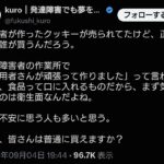 ツイッター民「障がい者が作った小汚ないクッキーとか買えないよね」