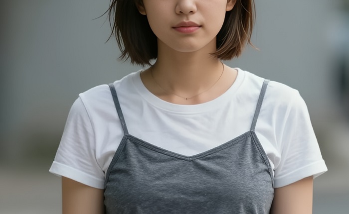 【画像】こういう「ここがお○ぱいですよ～」って形状の服ｗｗｗ