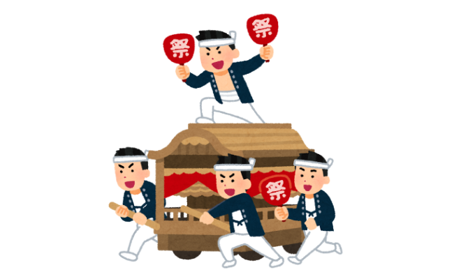 【定期】だんじり、転倒　11人が救急搬送