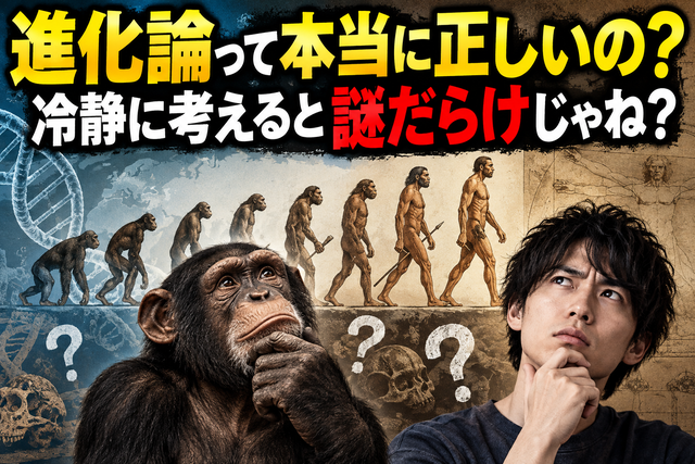 進化論って本当に正しいの？ 冷静に考えると謎だらけじゃね？
