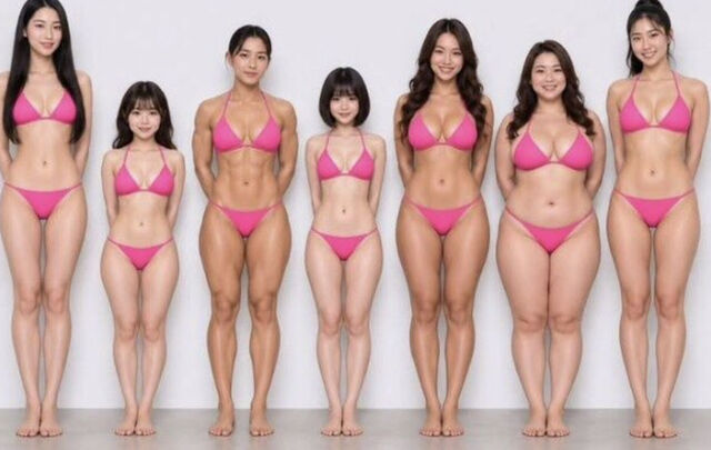 【画像】どの女の体が1番シコい？www