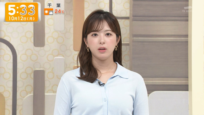 【画像】田原萌々アナの横乳がヤバすぎる