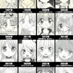 少女漫画家さん、41年で絵柄が変わりすぎてしまう